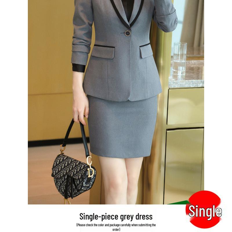 Elegant Goddess Style Professional Suit for Receptionists and Hotel Managers