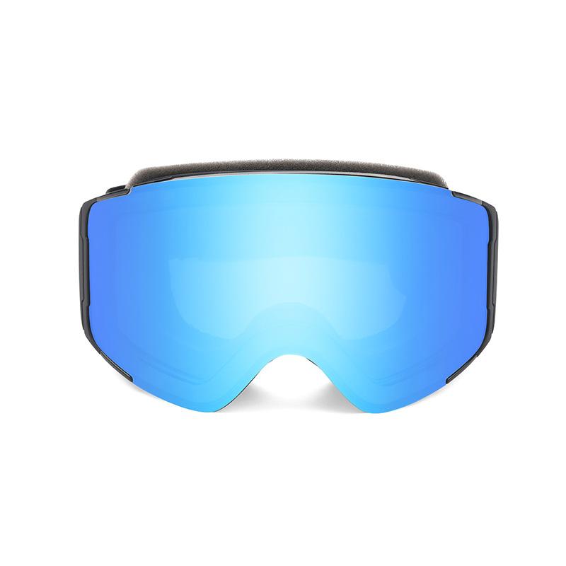 Magnetic Ski Goggles Pc Double-layer Anti-fog European and American Snow Goggles