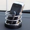 VORCOOL Drink Holder for Cars, Standing Cup Holder, Spring Design, Stainless Steel, Car Storage,
