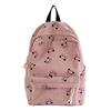 Schoolbag New Lightweight Versatile School Bag Cute Printed Casual School Student Backpack Large Capacity Trend Travel Backpack