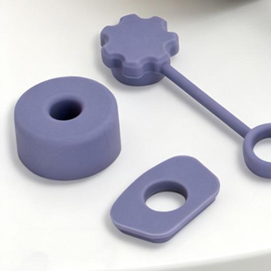 3 Pezzi Tappo per Cannuccia in Silicone Copertura Antipolvere Tappo Ermetico Tappi Anti-Sversamento per Bicchieri da Viaggio e Bicchieri d'Acqua da Esterno