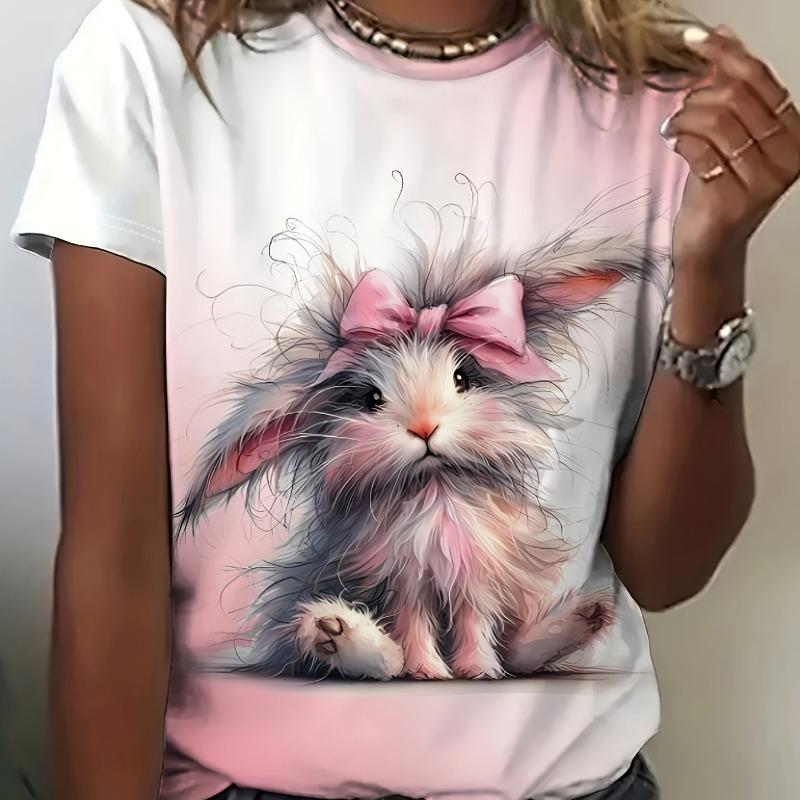 Women s printed T-shirt casual S