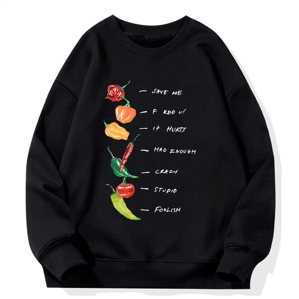 

Scoville Season Crewneck Sweatshirts Zayn Malik Fashion Pullovers Harajuku Aesthetic Tracksuit Men Women Vintage Loose Clothing M