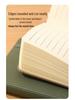 A7 Black Portable A6 Notebook for Students - Mini Pocket-Sized, Simple, Handy Carry-On