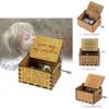 Vintage Holz Spieluhr Geschenk für Kinder Charmant You Are My Sunshine Graviertes Spielzeug
