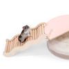 Niteangel Wooden Ladder, Climbing Toy for Hamsters, Gerbils, and Other Small Animals (M - 21cm)