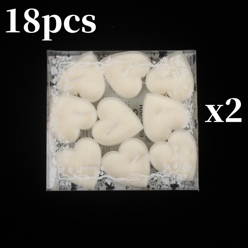 9/18Pcs Heart Shaped Candles Aromatherapy Candle For Valentines' Day Confession Birthday Wedding Gift Home Party Table Decor