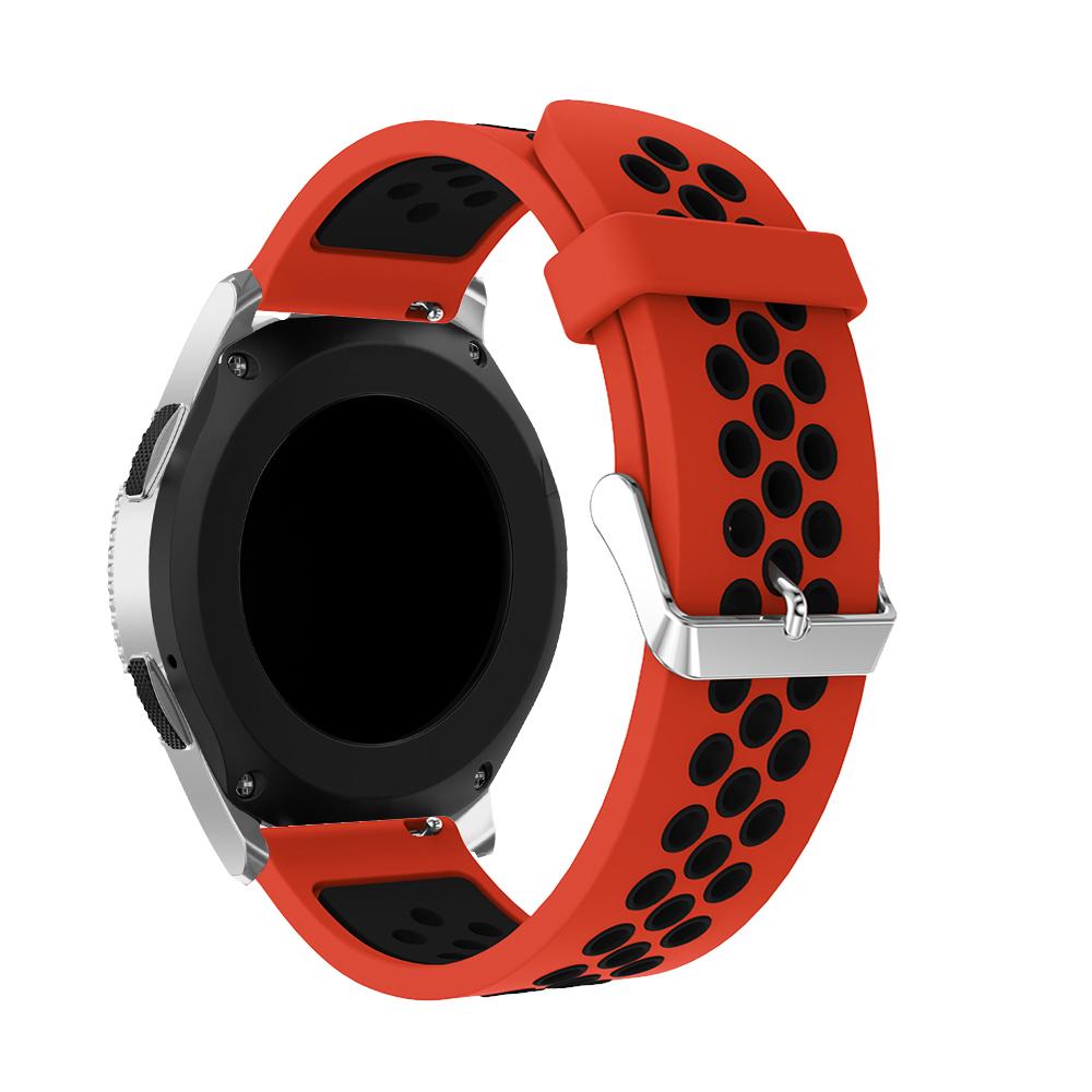 hole circular Silicone Watch for Samsung Galaxy Watch 46mm version Watch Replacement Bracelet Band Strap for SM-R800 Top Quality