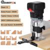 6 Gear Brushless Cordless Electric Trimmer Wood Router Engraving Slotting Machine Wood Milling Cutter for Makita 18V