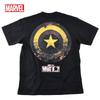 EVERSOUL Marvel Kurzarm WHAT IF Captain American Comicfigur Größe M T-Shirt, Zombies, Amerika, Merchandise, Geschenk, Herren, Schwarz, [Gebraucht]