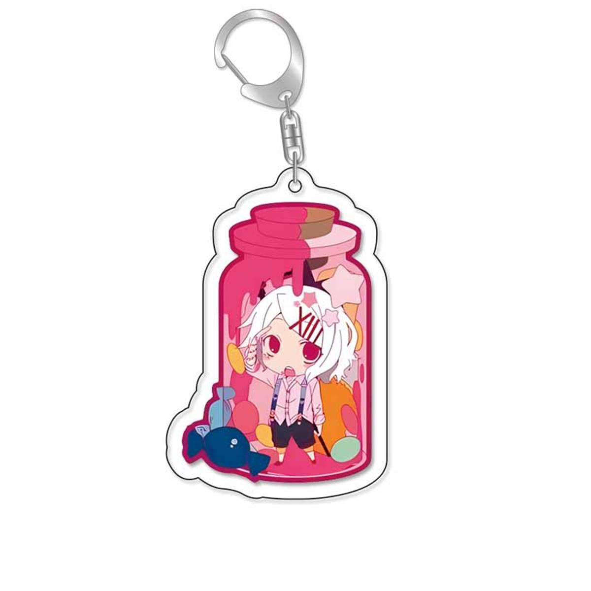 

Anime acrylic keychain -Tokyo Ghoul Cute Y2K Cartoon Pendant, suitable for bags and keys, perfect gift for fans car key bag красный