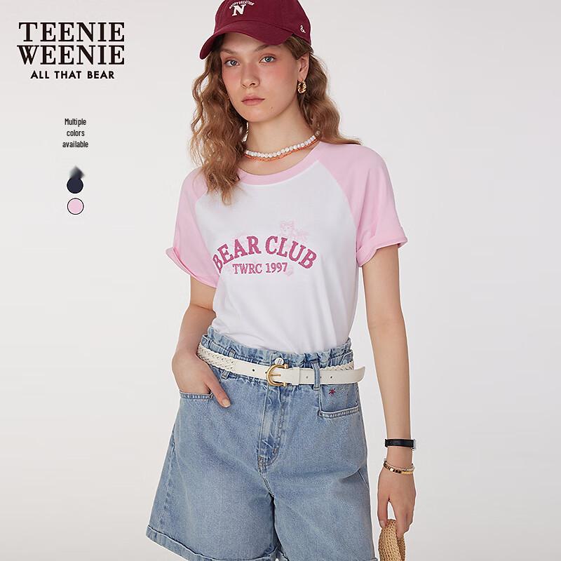 Teenie Weenie Women s Round Neck Short Sleeve T-Shirt L