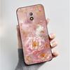 Coque de téléphone imprimée pour Itel A16 / A16PLUS / A23 / ITEL Alpha Lite Funda Coque Souple en Silicone Noir Coque Fleurie Mignonne Capa