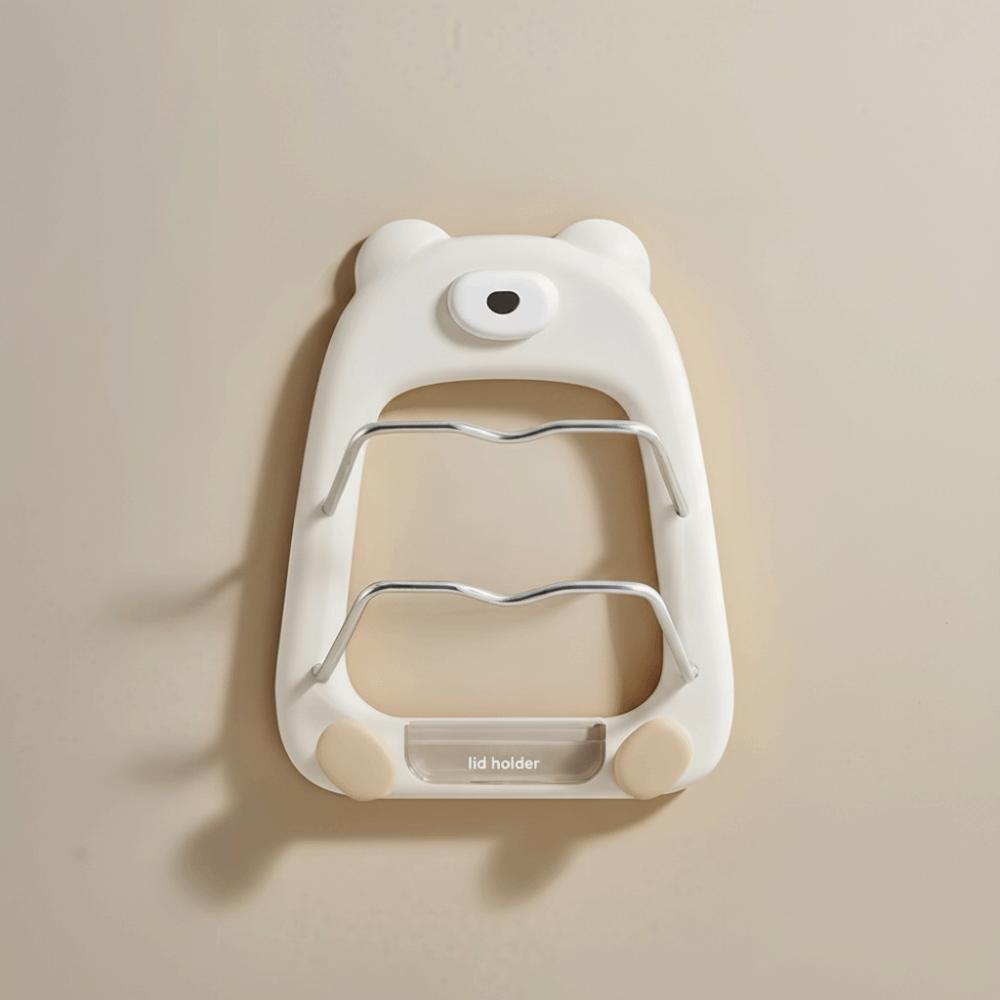 

Suction Cup Pan Cover Storage Holder 2-Tier Kitchen Storage Rack Vegetable Board Rack Kitchen белый