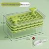 Qiwei Food-Grade Press-Type Ice Cube Tray with Storage Box