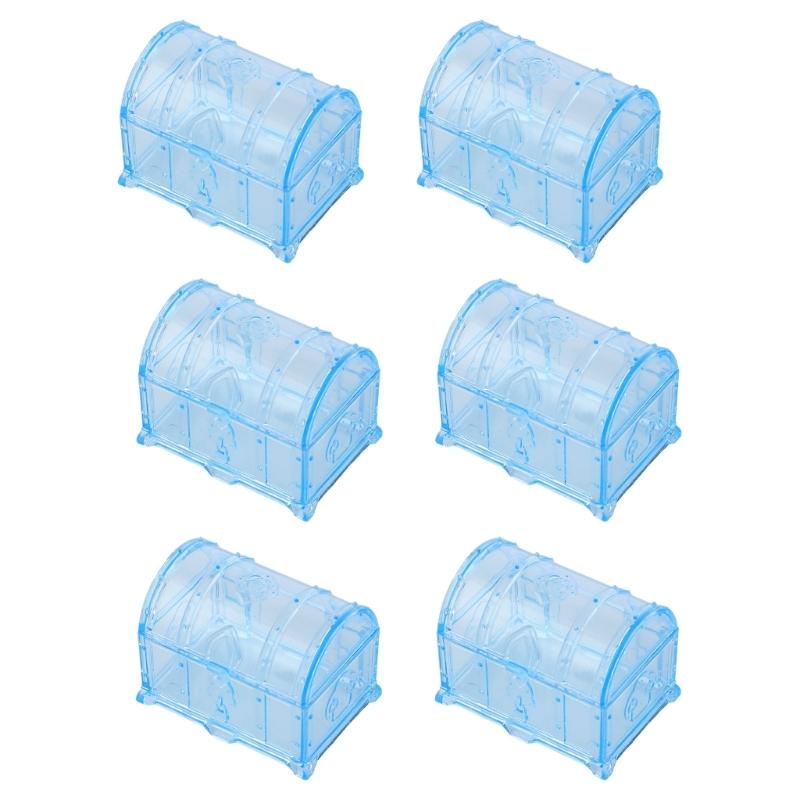 6Pcs Candy Storage Box Wedding Decoration Essential With Secure Closure System For Event Planning Ceremony Table Setting