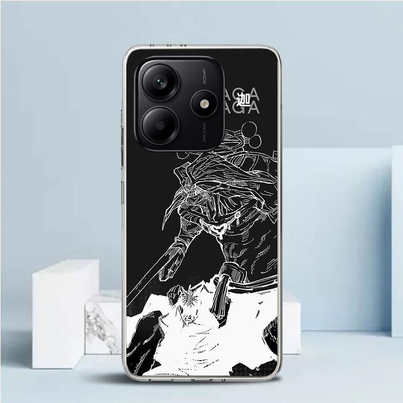 Kaisen J-Jujutsu Sukuna Mahoraga Phone Case For Xiaomi Redmi Note 15 14 14S 13 12S 12 Pro Plus 11S 11 11T 11E 10S 10 + Soft TPU