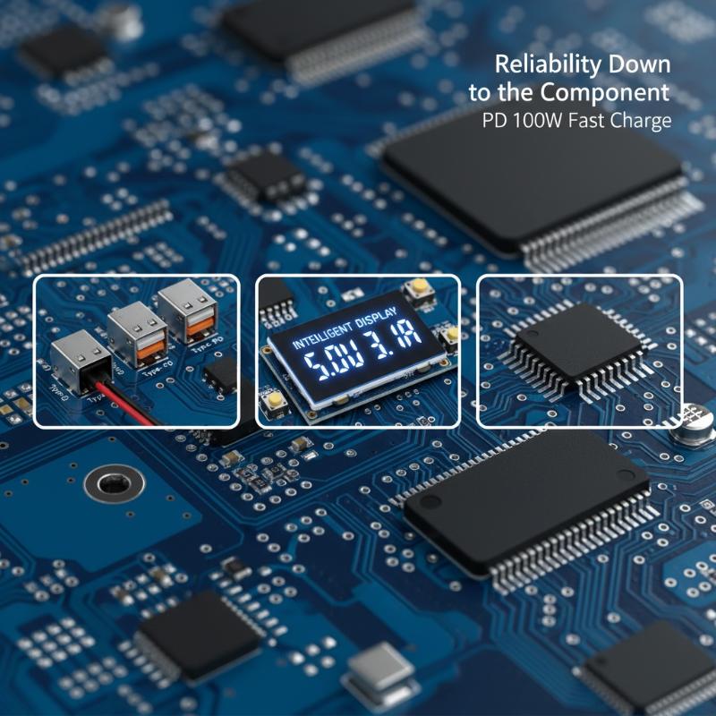 100W Boost Module 4S PD 20V 5A High Power Charging Discharging Converter for Lithium Battery Packs and Electronic Testing