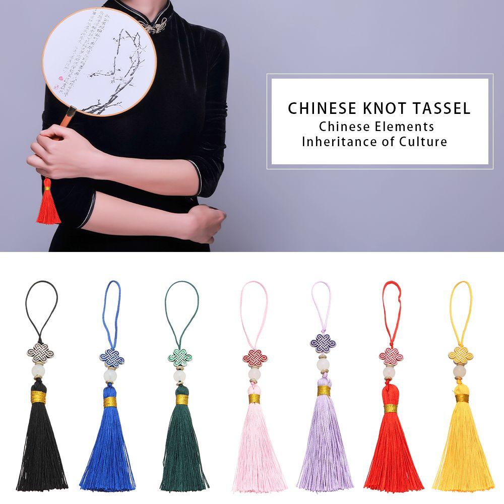 Home Decor Element Chinese Style Clothing Accessories Case Pendant New Year Tassel Phone Knot Tassel