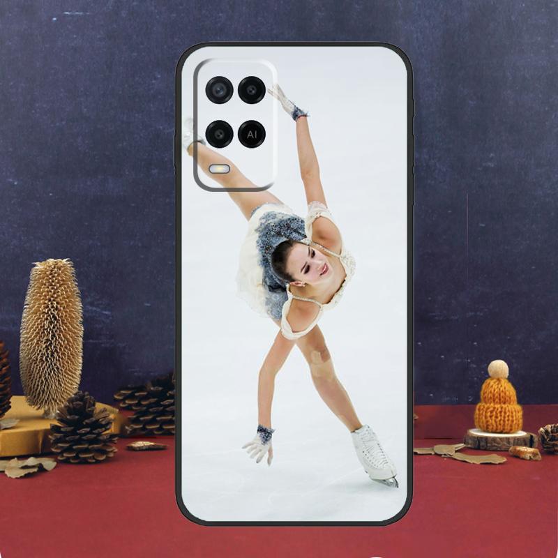 Figure Skating Dance Sport Case For Oppo A94 A74 A54 A15 A17 A57 A6 A5 Pro A16 A76 A96 A40 A60 A80 A18 A38 A58 A78 A98