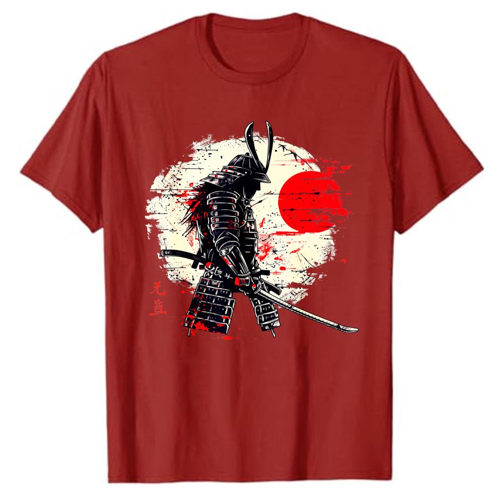 Ancient Japan Samurai Martial Arts Retro Vintage Graphic TShirt Unisex Bushido Japanese Warrior Casual Cotton Tee Streetwear