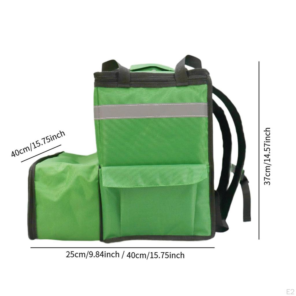 Izolowany plecak do dostawy jedzenia Duża pojemność Torba cateringowa Przenośny Pojemnik na pizzę