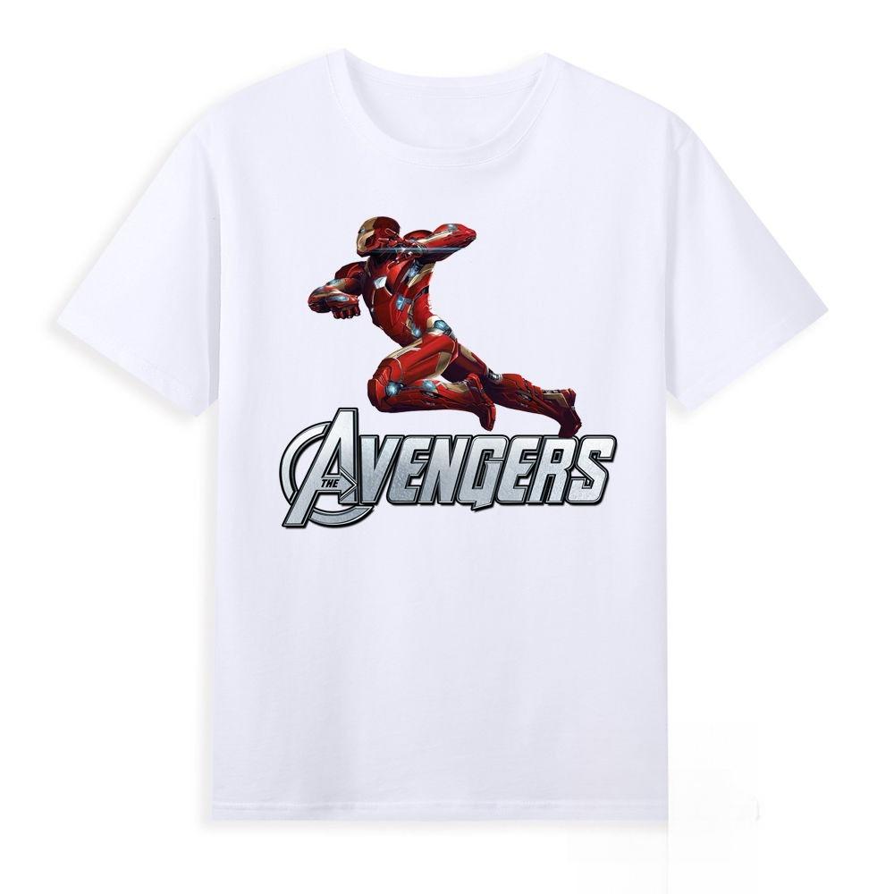 Γνήσιο Υψηλής ποιότητας Νέο The Avengers Avengers Iron Man Μπλουζάκι με στάμπα Καθημερινό Ανδρικό και Γυναικείο Κοντομάνικο Μπουφάν