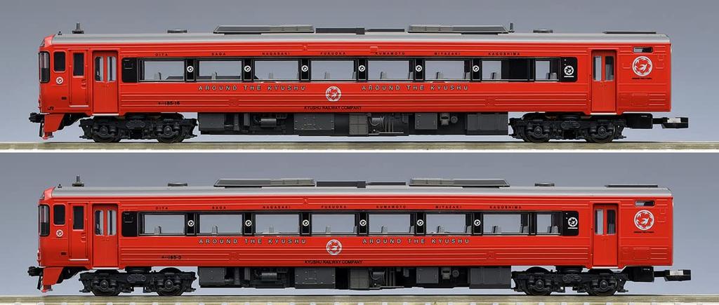 TOMIX N Gauge JR Kiha 185 Series Around the Kyushu Set 98454 Railway Model Diesel Car Red