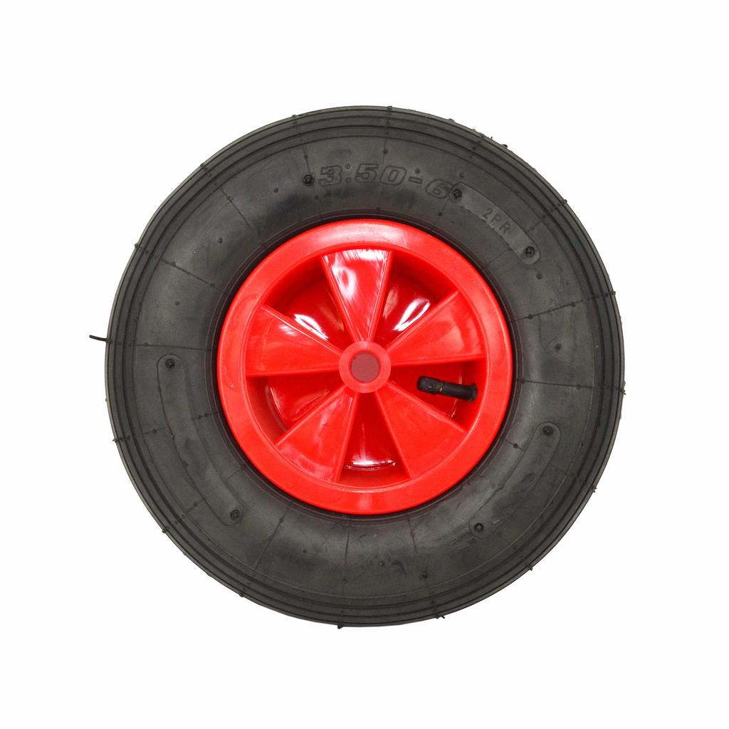 Awtools Koło Pneu.3.50 Plastik 2Pr Czer.