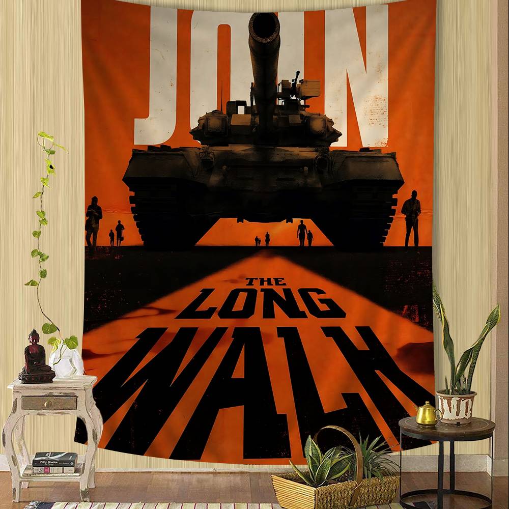 

Movies TThe Long Walk DIY Wall Tapestry Hanging Tarot Hippie Wall Rugs Dorm INS Home Decor 74x94cm(29x37in)