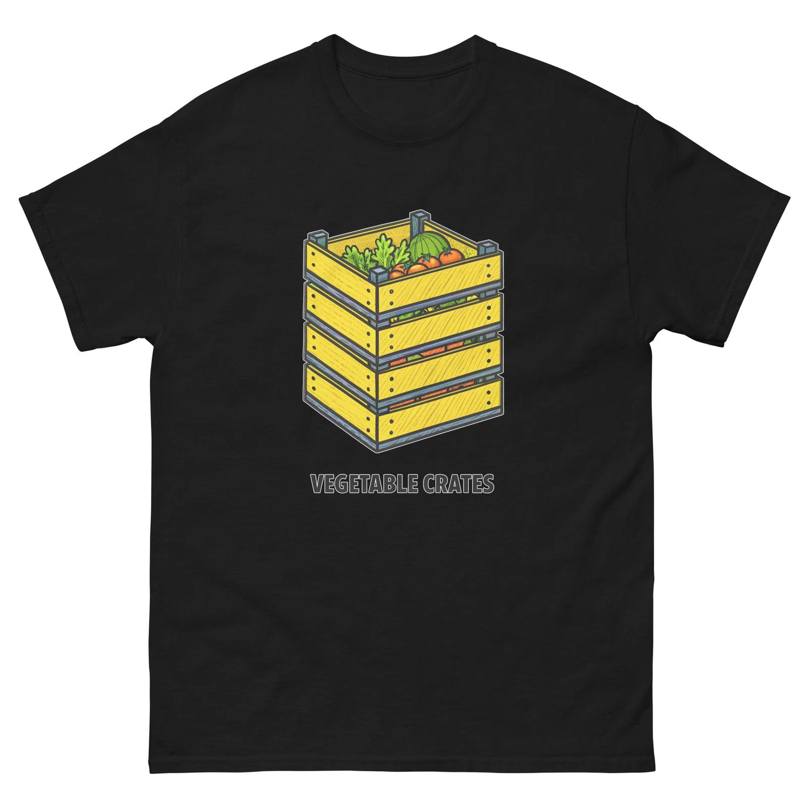 

Vegetable Crates Farming Rural Life Agriculture T-Shirt S