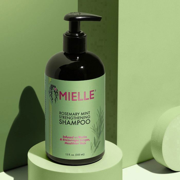 Destock Mielle Versterkende Shampoo Met Munt En Rozemarijn, Geïnfuseerd Met Biotine, 355ml