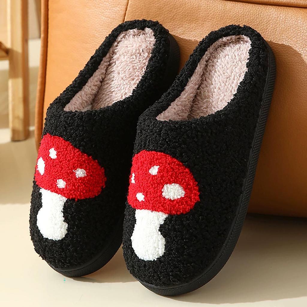 Women Home Slippers Winter Warm Home Slippers For Women Men Soft Plush Fuzzy Winter Holiday Slippers Slippers Zapatos Para Mujer