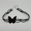 Französisches Süßes Spitze Schmetterling Vielseitiges Schlüsselbein Choker Halskette Für Frauen