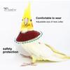 Adjustable Parrot Recovery Collar Anti-Biting Injury Protection Fastener Tape Fixing Bird Collar Pet Bird