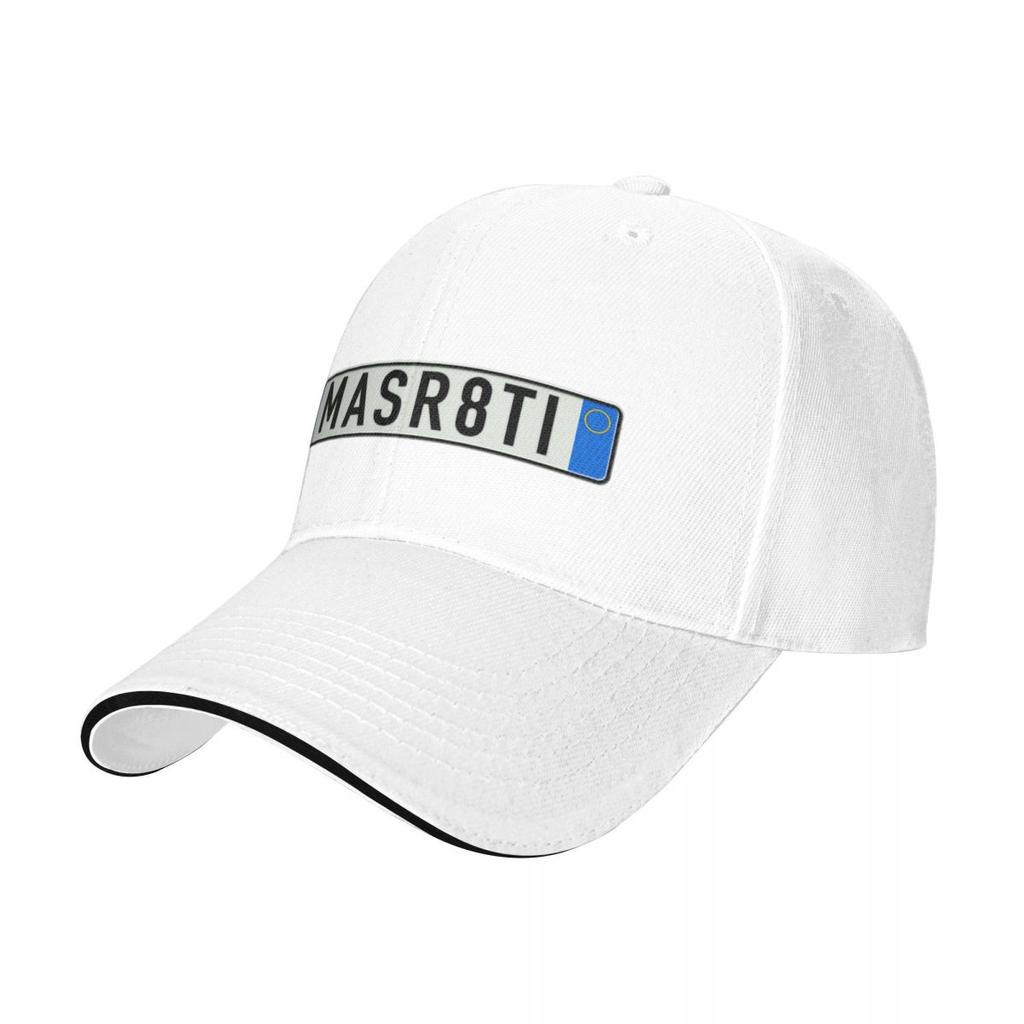 MASR8TI Italienisches Kennzeichen Euro-Stil Maserati Baseballkappe Sonnenhut Wanderhut Schirmmützen Für Damen Herren