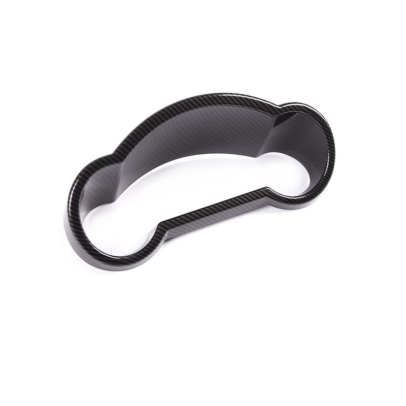 For Toyota FJ Cruiser 2007-21 ABS Carbon Fiber/Red Car Dashboard Display Decorative Frame Interior Accessories Car Modification