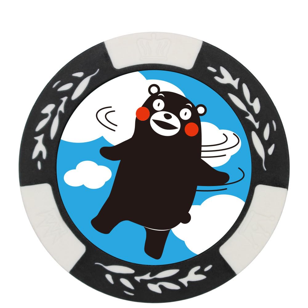 Hokushin Hokushin Trading Kumamon White Casino Marker MK0384 FF