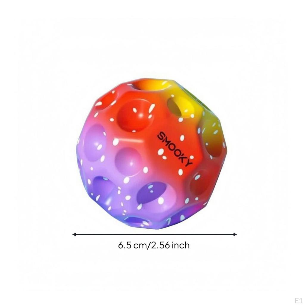 Wrist Bouncy Ball Gradient Finish Hand Exercise Multicolor Coordination
