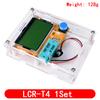 Diode Triode Capacitance ESR Meter MOS PNP LCR-T4 Transistor Tester LCD Display Mega328 Transistors Diodes Acrylic Case