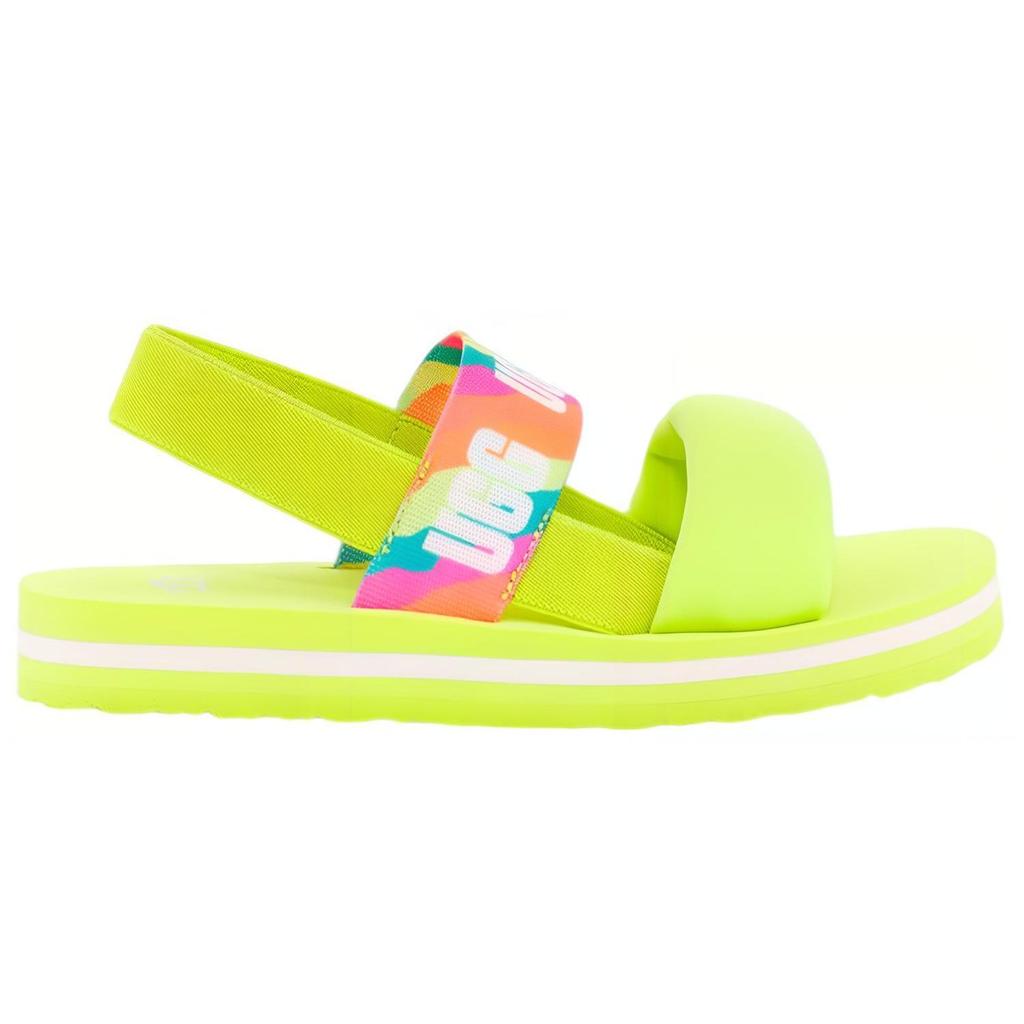 UGG Zuma Slide Comfortable Nylon Lightweight Kids Sandals Kids Sandals Green 1126932K-SLFR