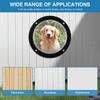 NEW Dog Fence Window ClearAcrylic Dome View Dog Porthole Window Pet Peek Window for Doggie/Cat/Horse Outside Playground Garden