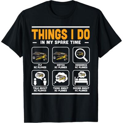 Things I Do In My Spare Time Men RC Plane Enthusiast T-Shirt