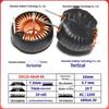 Iron-Silicon-Aluminum Magnetic Ring Inductor 50125-47uH/100uH High-Current Power Toroidal Energy Storage Filter Coil