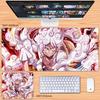 Cute Decorative Wallpaper One Piece Leather Mouse Pad Large Size Anime Boys Zoro Office Non-Slip and Dirt-Resistant Keyboard Mat