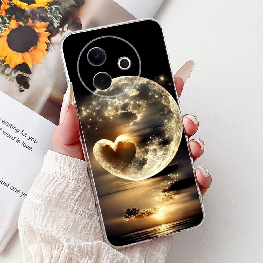 Hülle Für Vivo Y39 Y300i 5G Cover V2436 V2444A Neue Mode Blume Schmetterling Weiches Silikon Klare Hülle Für VivoY39 VivoY300i Funda