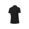 Li Ning Sport-Poloshirt mit schlichtem Logo Damen Oberteile Schwarz APLT034-2