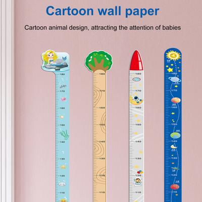 Adesivo Murale Tabella di Crescita per Bambini Camera dei Bambini Asilo Nido Camera da Letto da Neonato ad Adulti