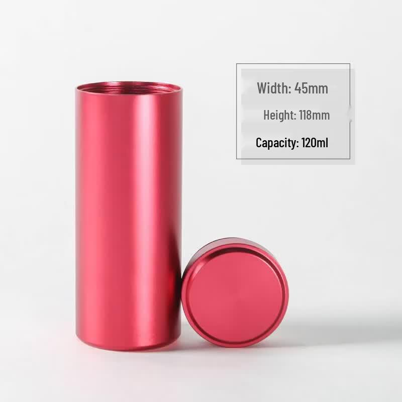 Portable Aluminum Alloy Mini Tea Caddy