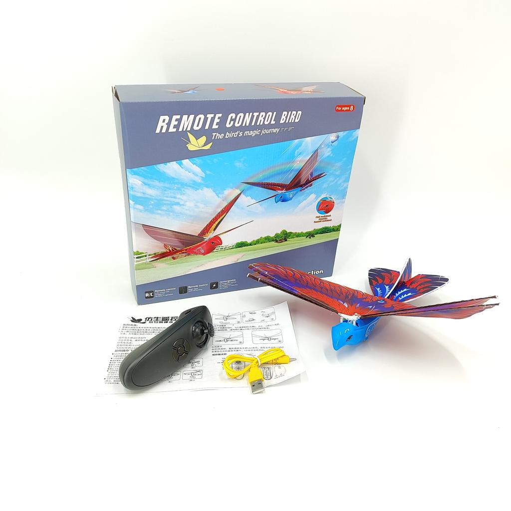 New Remote Control Electric Bird Toy Simulation Flapping-wing Bird Rechargeable Children's Relaxation Toys.